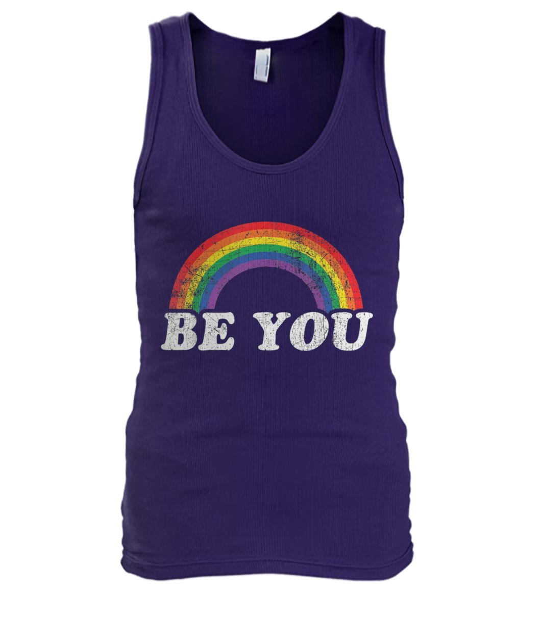 Be you gay LGBT pride rainbow men's tank top