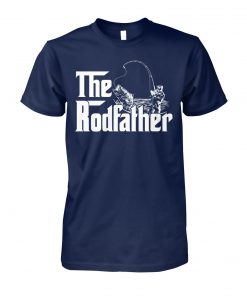 Boat fish rod the rodfather fishing unisex cotton tee