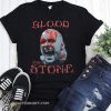 Cold steve austin bloody face blood from a stone shirt