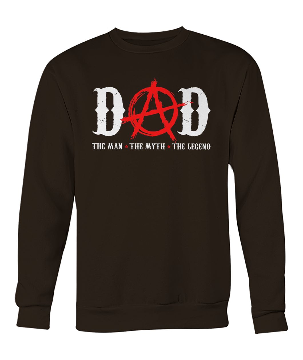 Dad the man the myth the legend father's day crew neck sweatshirt