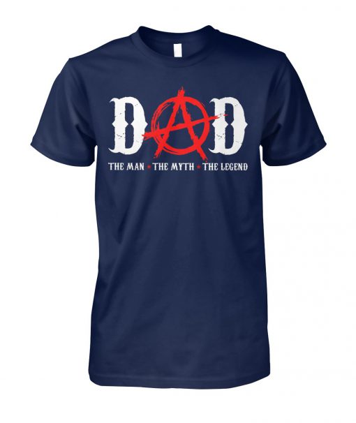 Dad the man the myth the legend father's day unisex cotton tee