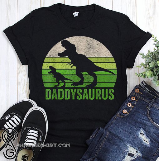 Daddy dinosaur daddysaurus father's day shirt