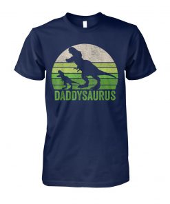 Daddy dinosaur daddysaurus father's day unisex cotton tee