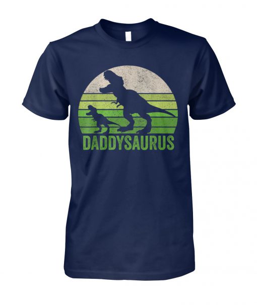 Daddy dinosaur daddysaurus father's day unisex cotton tee