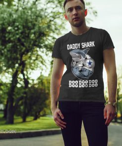 Daddy shark body building dallas cowboy doo doo doo shirt