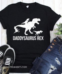 Daddysaurus rex 3 kids shirt