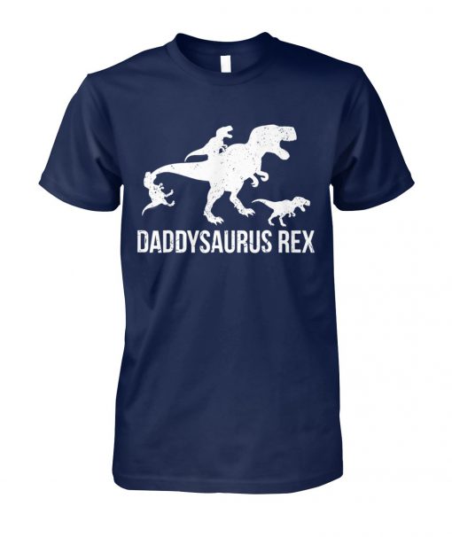 Daddysaurus rex 3 kids unisex cotton tee