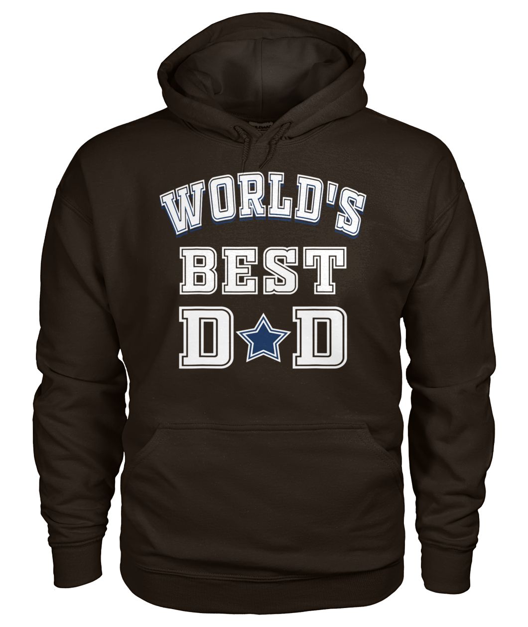 Dallas cowboys world's best dad gildan hoodie