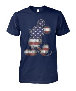 Disney americana 4th of july mickey mouse unisex cotton tee