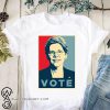 Elizabeth warre vote hope poster shirt