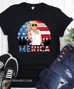 Fourth of july merica trump salt freedom shirt