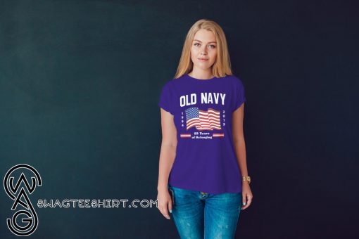 Fourth of july old navy's purple flag shirt