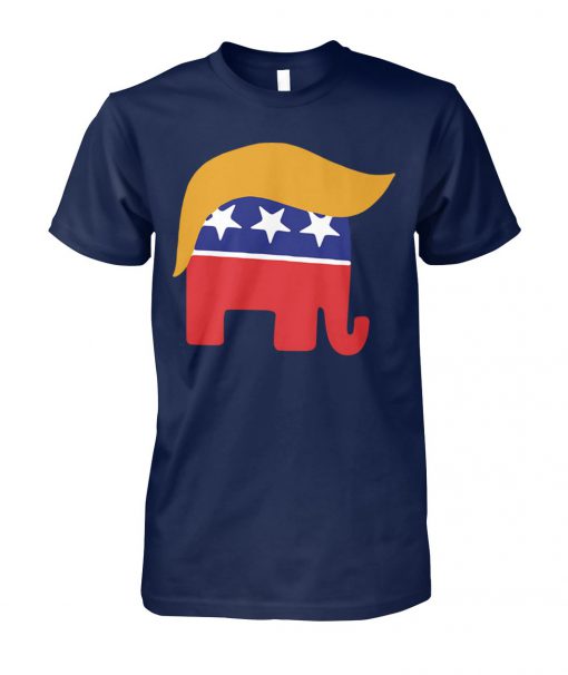 GOP donald trump republican elephant unisex cotton tee