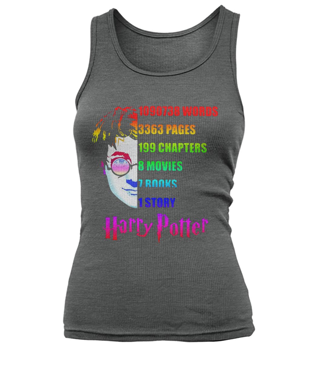 Harry potter facts infographic lgbt pride 2019 women's tank top