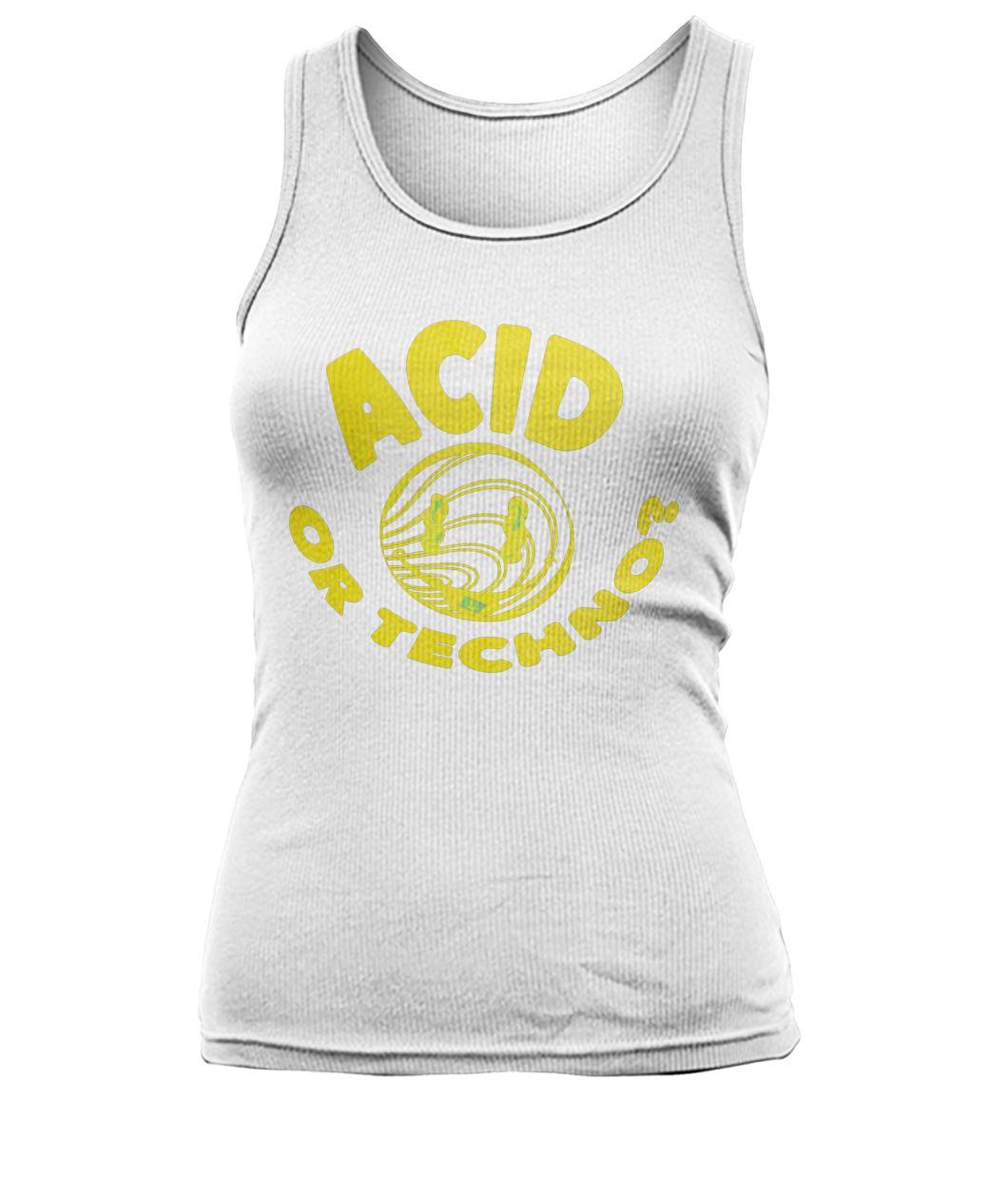 Jauz acid or techno women's tank top