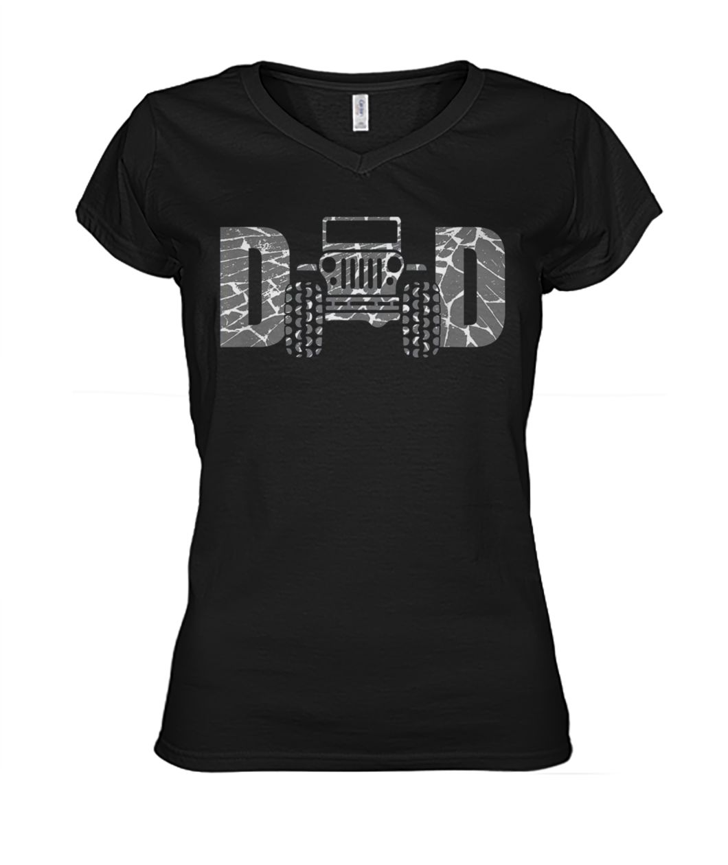 Jeep dad father's day women's v-neck
