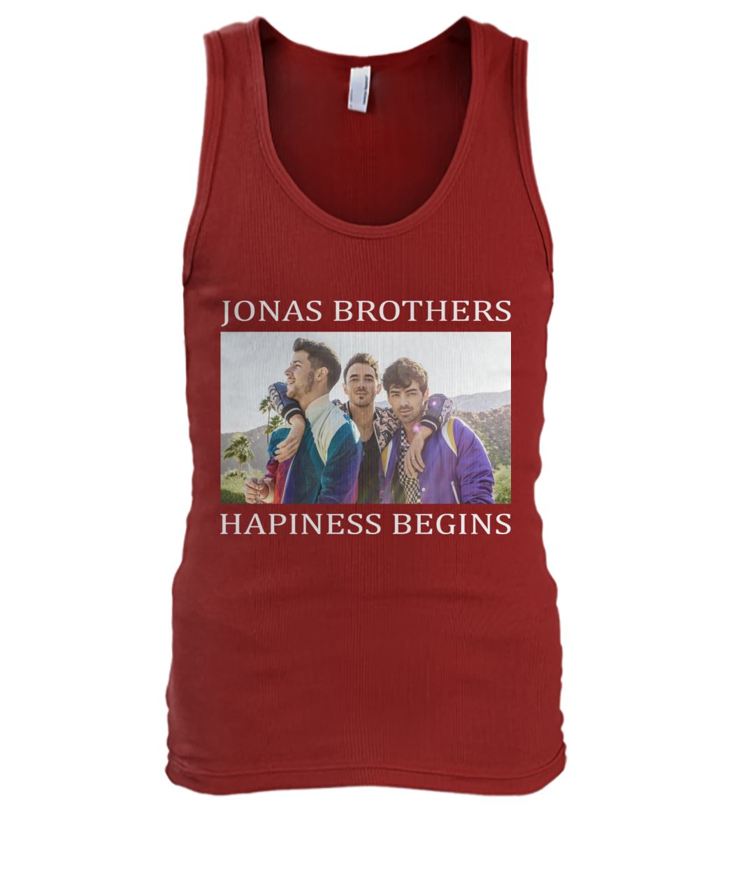 Jonas brothers happiness begins men's tank top