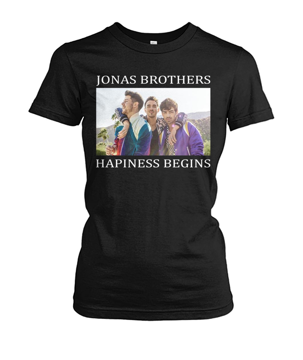 Jonas brothers happiness begins women's crew tee