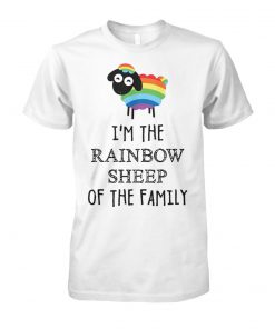 LGBT I'm the rainbow sheep of the family unisex cotton tee