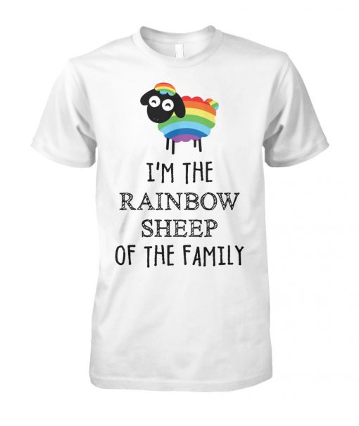 LGBT I'm the rainbow sheep of the family unisex cotton tee