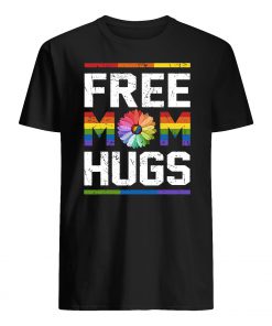 LGBT pride free mom hugs guy shirt