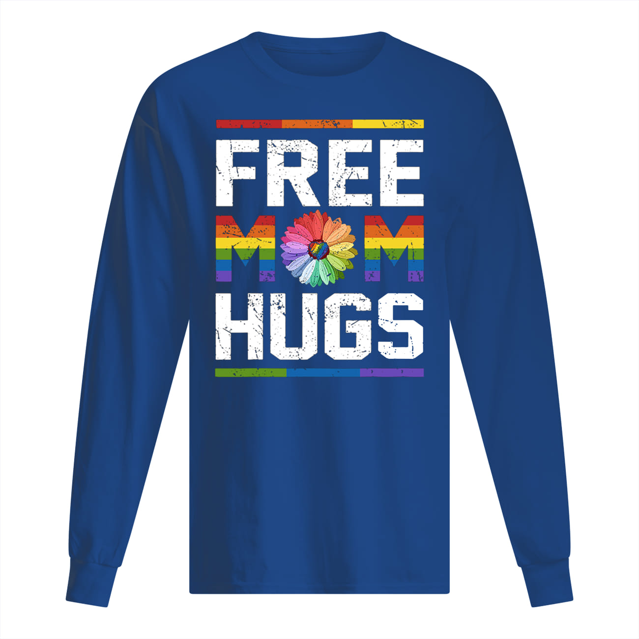 LGBT pride free mom hugs longsleeve