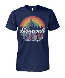 LGBT pride stonewall 1969 where pride began unisex cotton tee