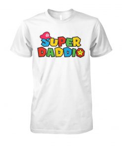 Mario dad super daddio unisex cotton tee