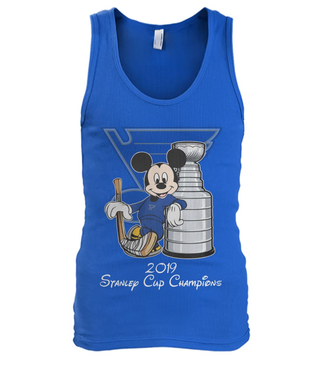Mickey mouse st louis blues 2019 Stanley cup champions men's tank top
