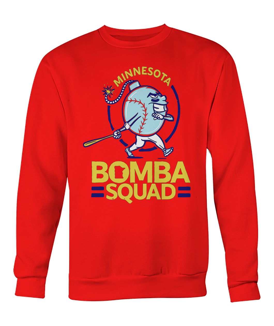 Minnesota bomba squad crew neck sweatshirt