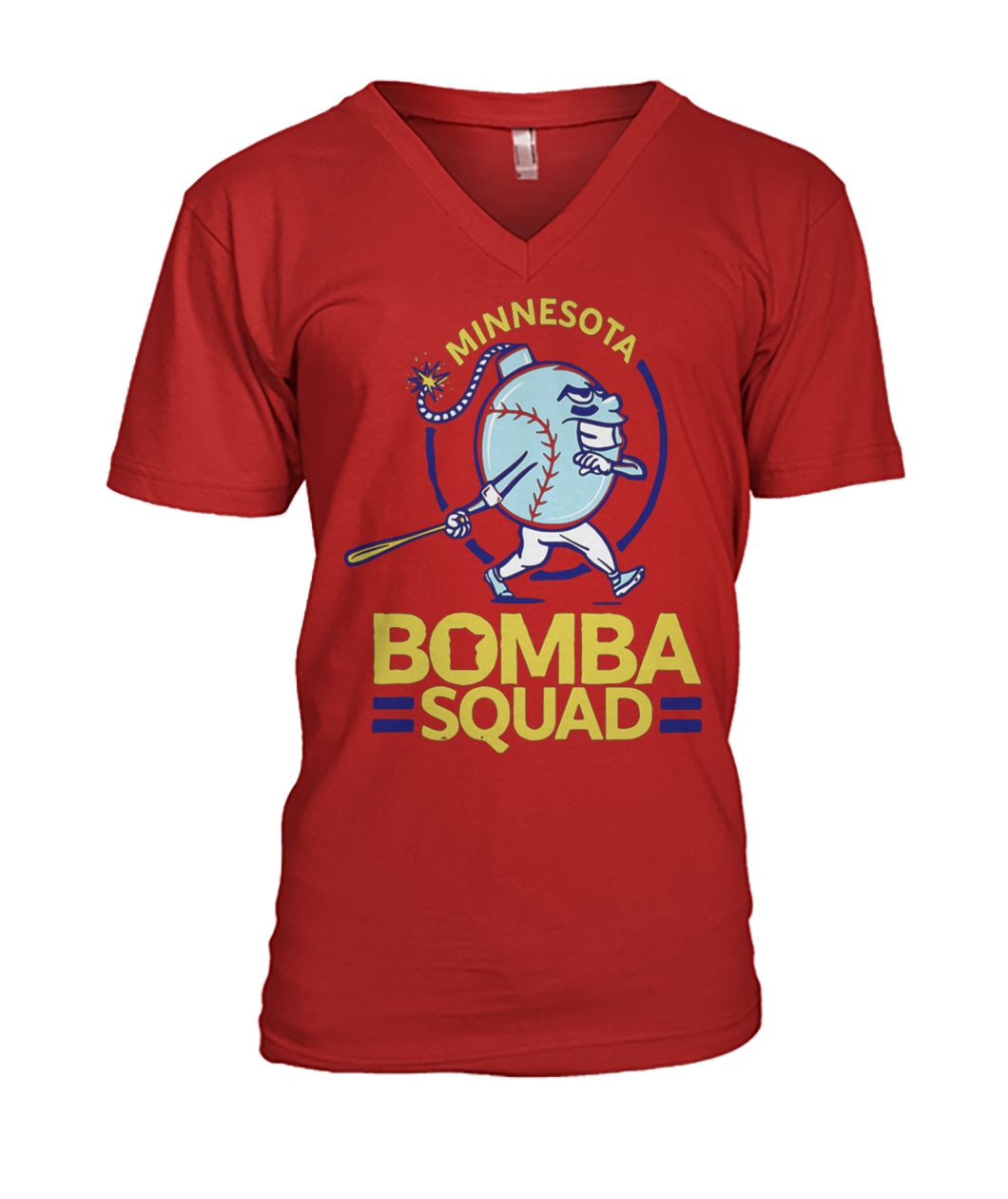 Minnesota bomba squad mens v-neck