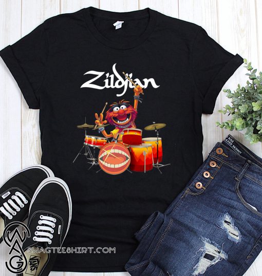 Muppets animal drummer zildjian shirt