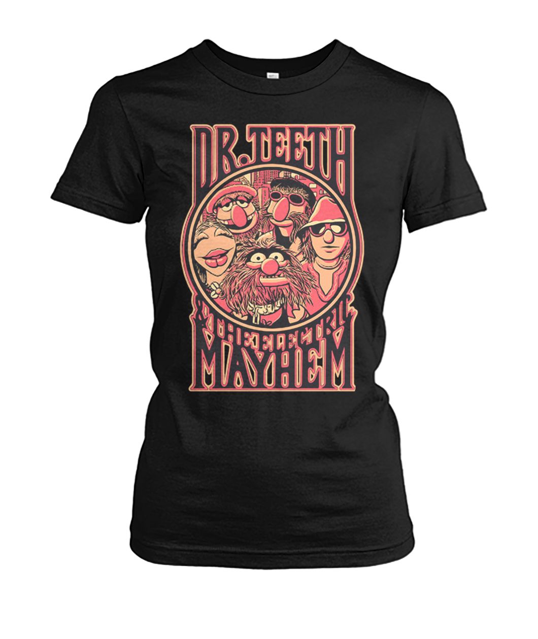 Muppets show dr. teeth and the electric mayhem women's crew tee