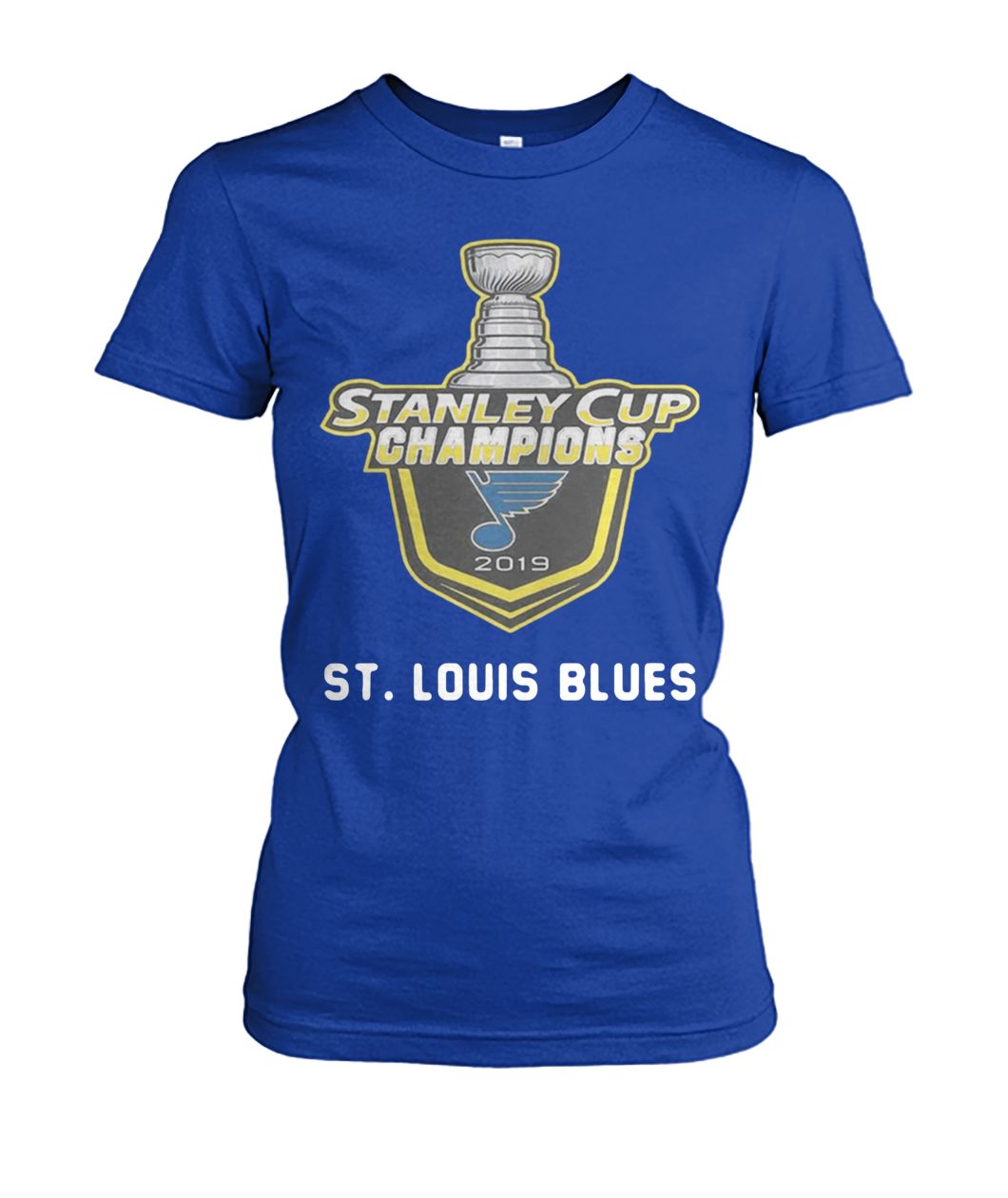 NHL st louis blues stanley cup champions 2019 women's crew tee