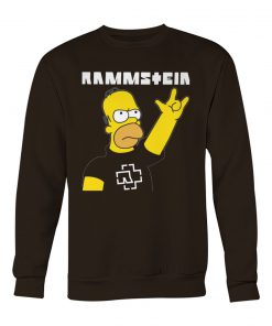 Rammstein homer simpson crew neck sweatshirt