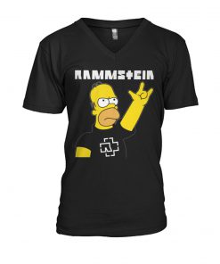 Rammstein homer simpson mens v-neck