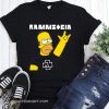 Rammstein homer simpson shirt