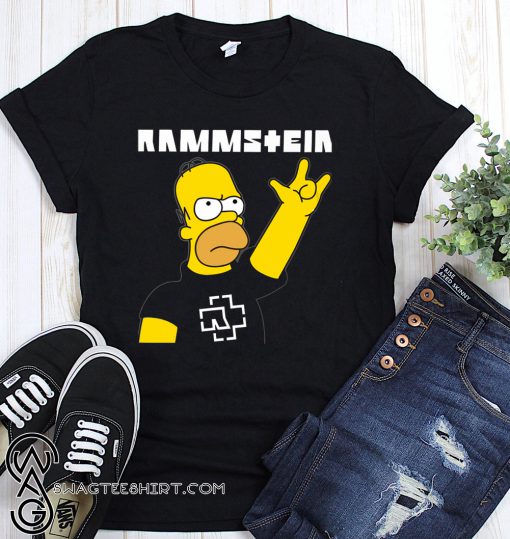 Rammstein homer simpson shirt