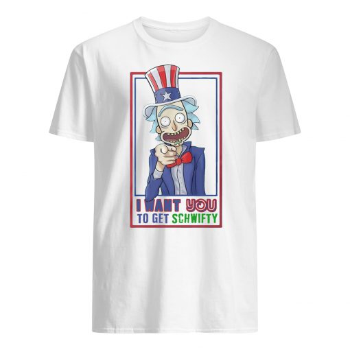 Rick and morty uncle rick I want you to get schwifty guy shirt