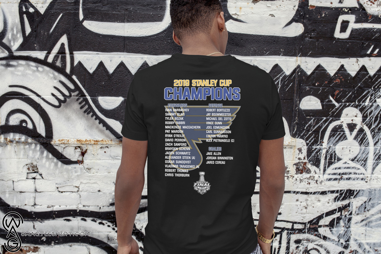 St louis blues 2019 stanley cup champions team names shirt and men&#39;s tank top