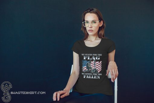 Stand for the flag kneel for the fallen USA veteran shirt