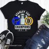 Stanley cup champions st louis blues 4 3 boston bruins 2019 shirt
