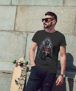 Star wars darth vader with death star portrait shirt