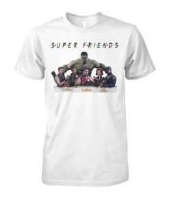 Super friends avengers endgame characters unisex cotton tee