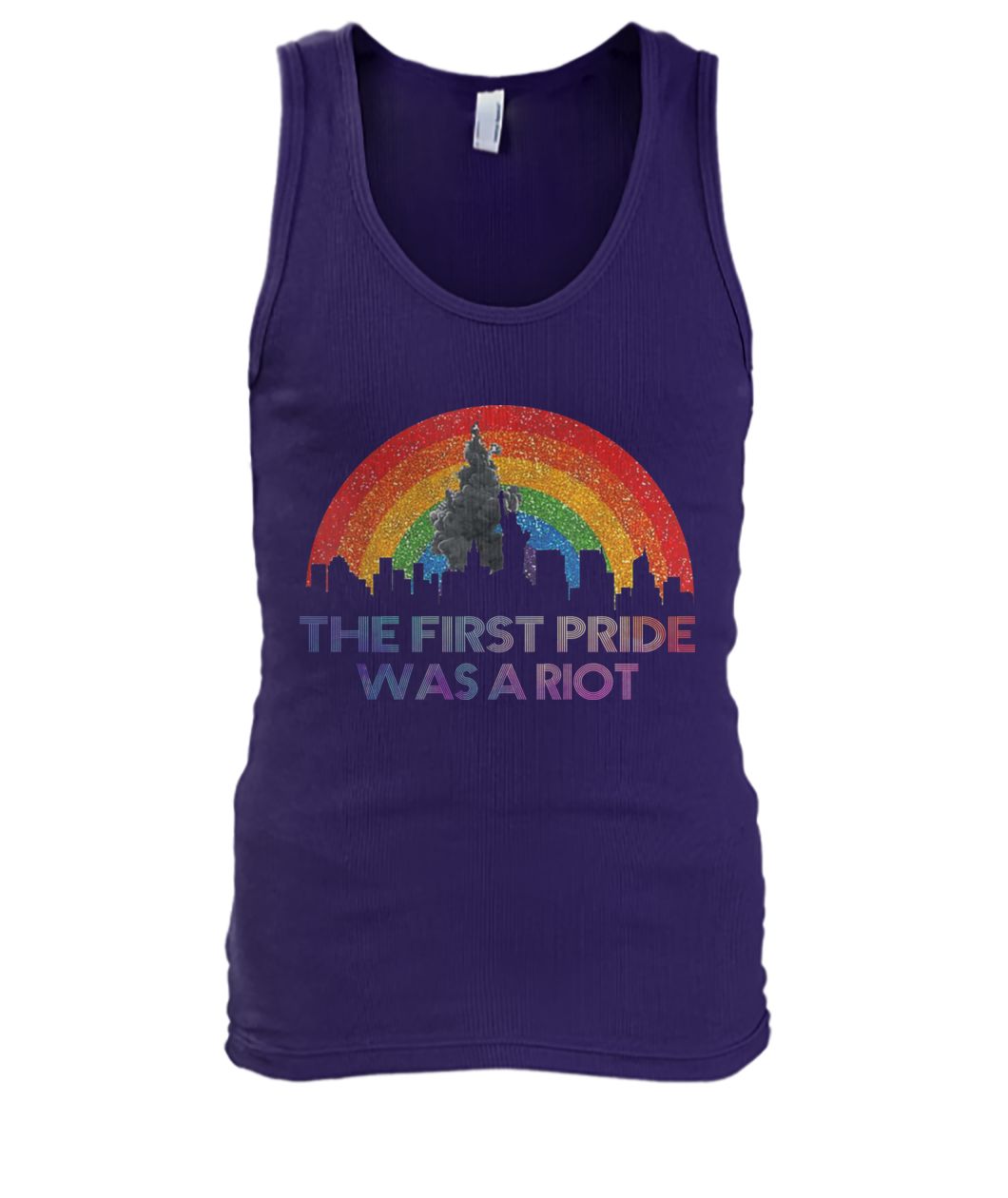 The first gay pride was a riot LGBT men's tank top