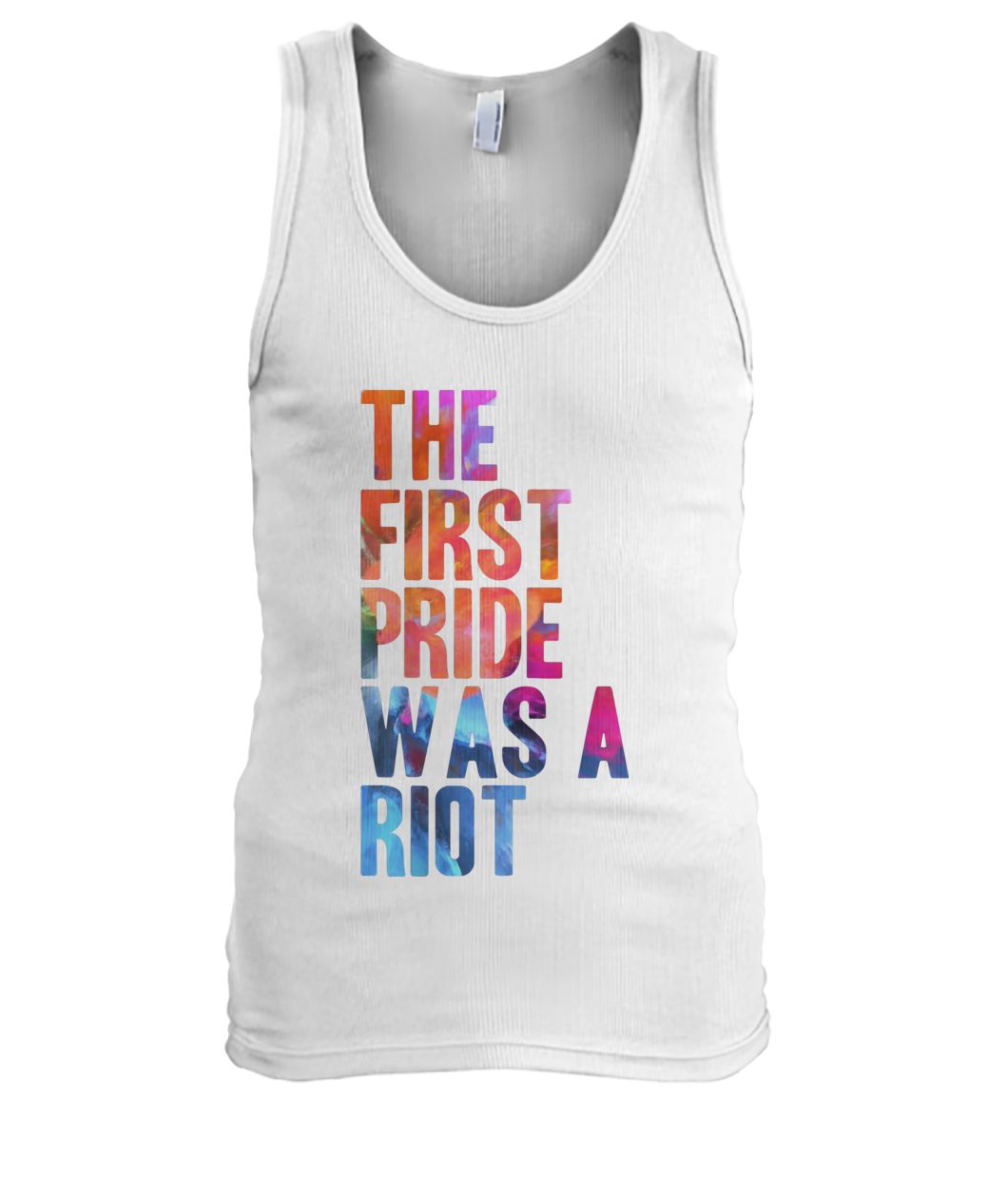 The first gay pride was a riot for lgbt pride men's tank top