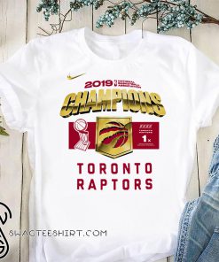Toronto raptors nike toddler 2019 nba finals champions locker room shirt