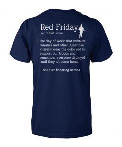 Veteran red friday definition unisex cotton tee