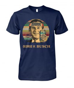 Vintage George W Busch light independence day unisex cotton tee