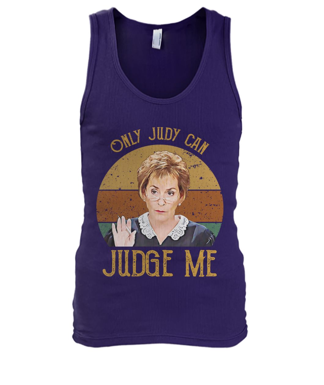 Vintage only judy can judge me vintage judy sheindlin men's tank top
